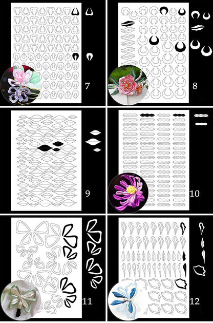 26 Chanhua Templates Pattern Hard Cardboard(Don't need cut)