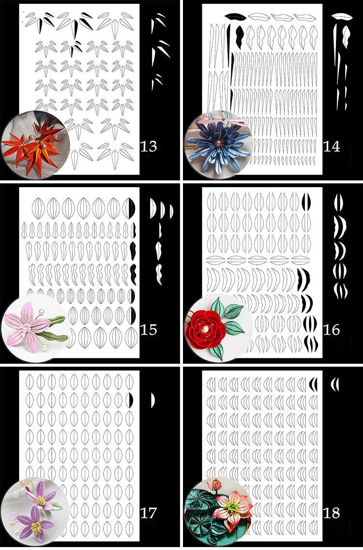 26 Chanhua Templates Pattern Hard Cardboard(Don't need cut)