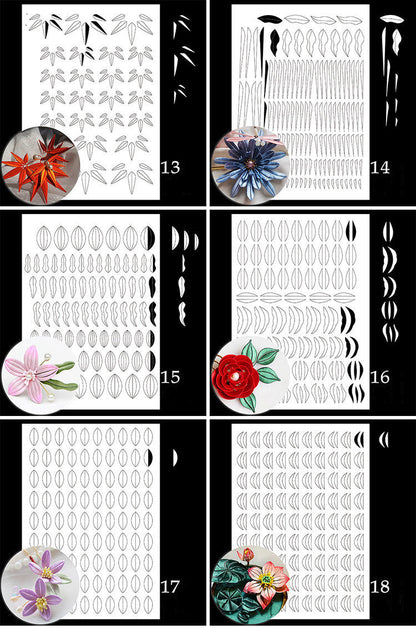 26 Chanhua Templates Pattern Hard Cardboard(Don't need cut)