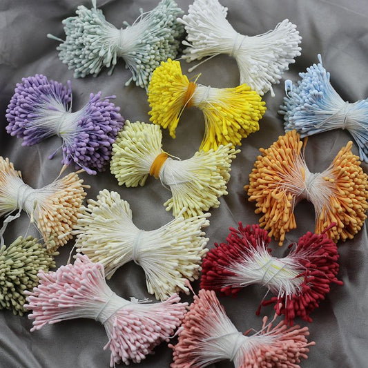 Matte Plaster Stamens Flower Heart 2mm(哑光石膏)