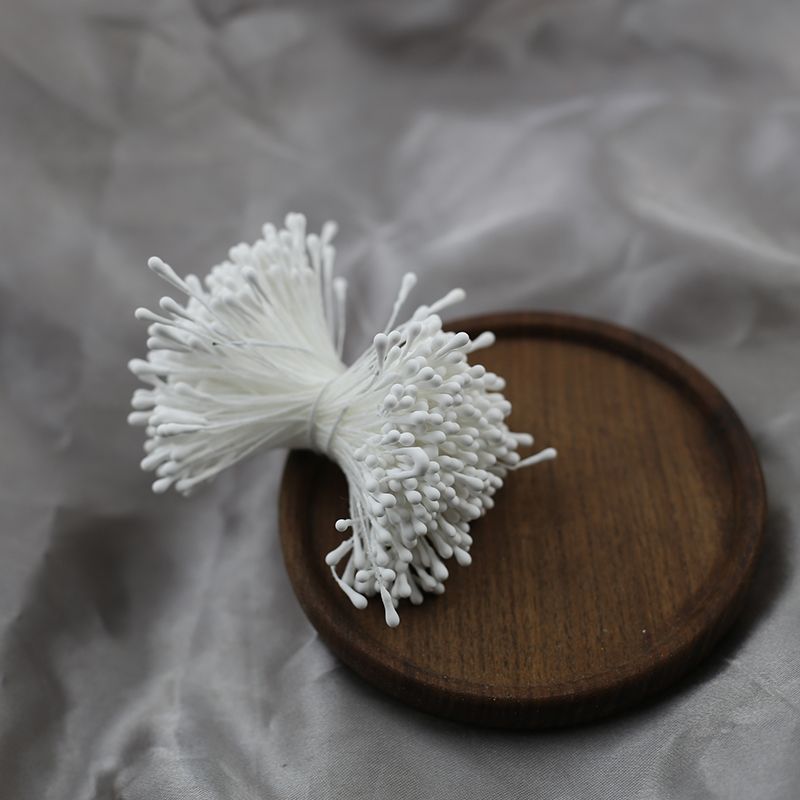 Matte Plaster Stamens Flower Heart 2mm(哑光石膏)