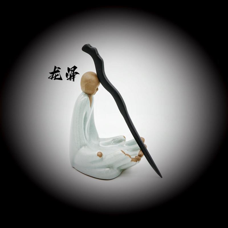 Painted Wooden Hair Stick