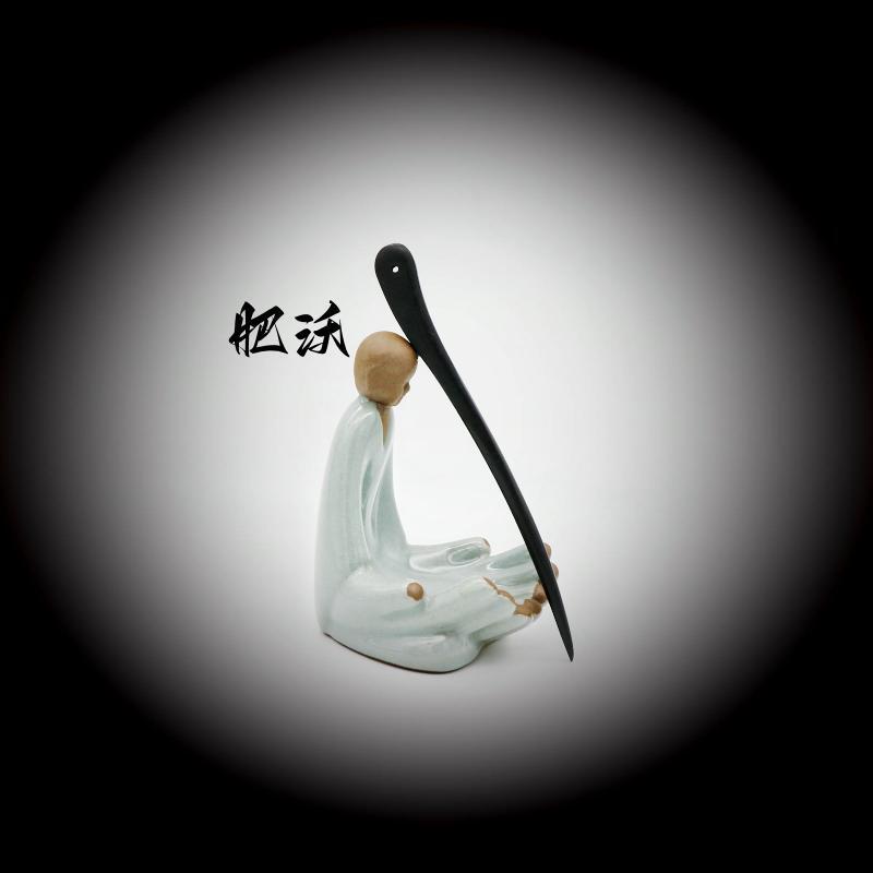 Painted Wooden Hair Stick