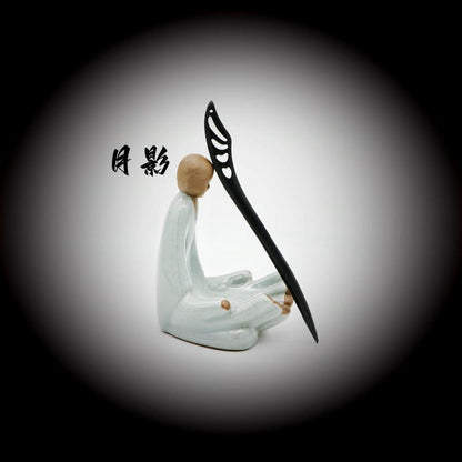 Painted Wooden Hair Stick