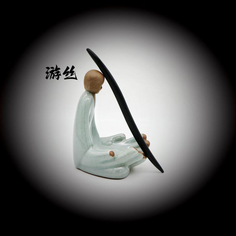 Painted Wooden Hair Stick