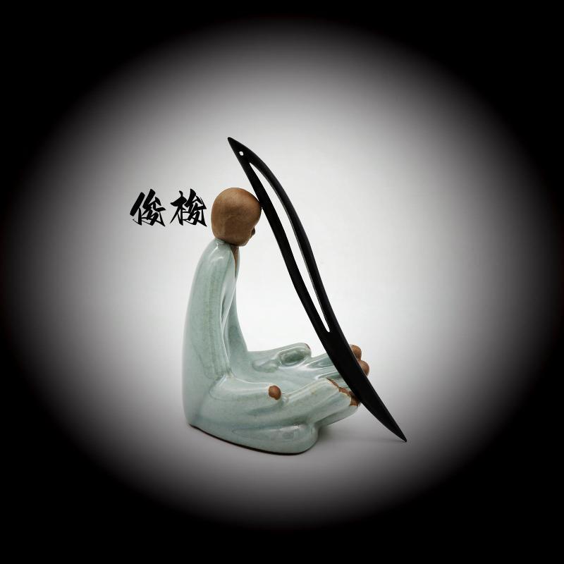 Painted Wooden Hair Stick