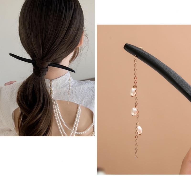 Painted Wooden Hair Stick