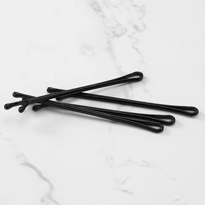 Premium Black Bobby Pins – Extra Thick & Strong Hairpins for Updos, Flyaways, and Daily Use
