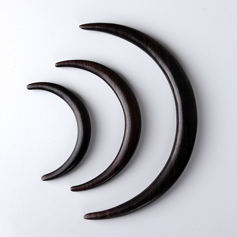 Natural Wooden Hair Sticks for Elegant Hairstyles – Set of Handmade Pins