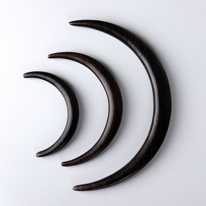 Natural Wooden Hair Sticks for Elegant Hairstyles – Set of Handmade Pins