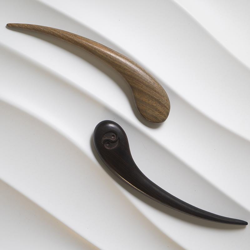 Natural Wooden Hair Sticks for Elegant Hairstyles – Set of Handmade Pins