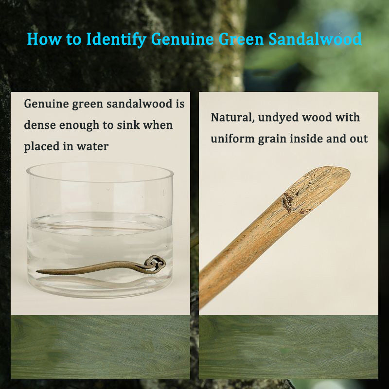 Density Test for Green Sandalwood - Real Wood Sinks in Water (High Hardness Proof)