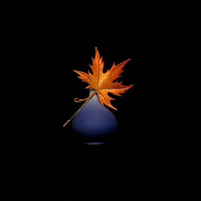 Leaf Bespoke Brooch-Silk Brooch(Chanhua)