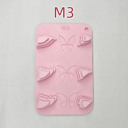 Butterfly & Petal Wire Form Templates - Multi Size Molds for Ronghua