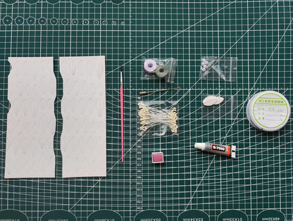 Morning Glory Brooch Chanhua Materials Flowers DIY Kit - Include Detailed Video Tutorial