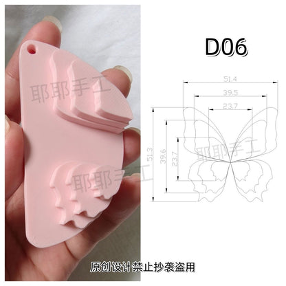 Butterfly Wire Form Templates - Multi Size Molds for Ronghua - D01-D18