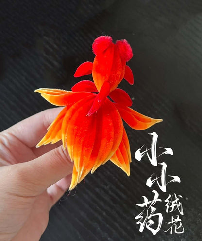 GoldFish Bespoke Brooch-Silk Brooch(Ronghua)