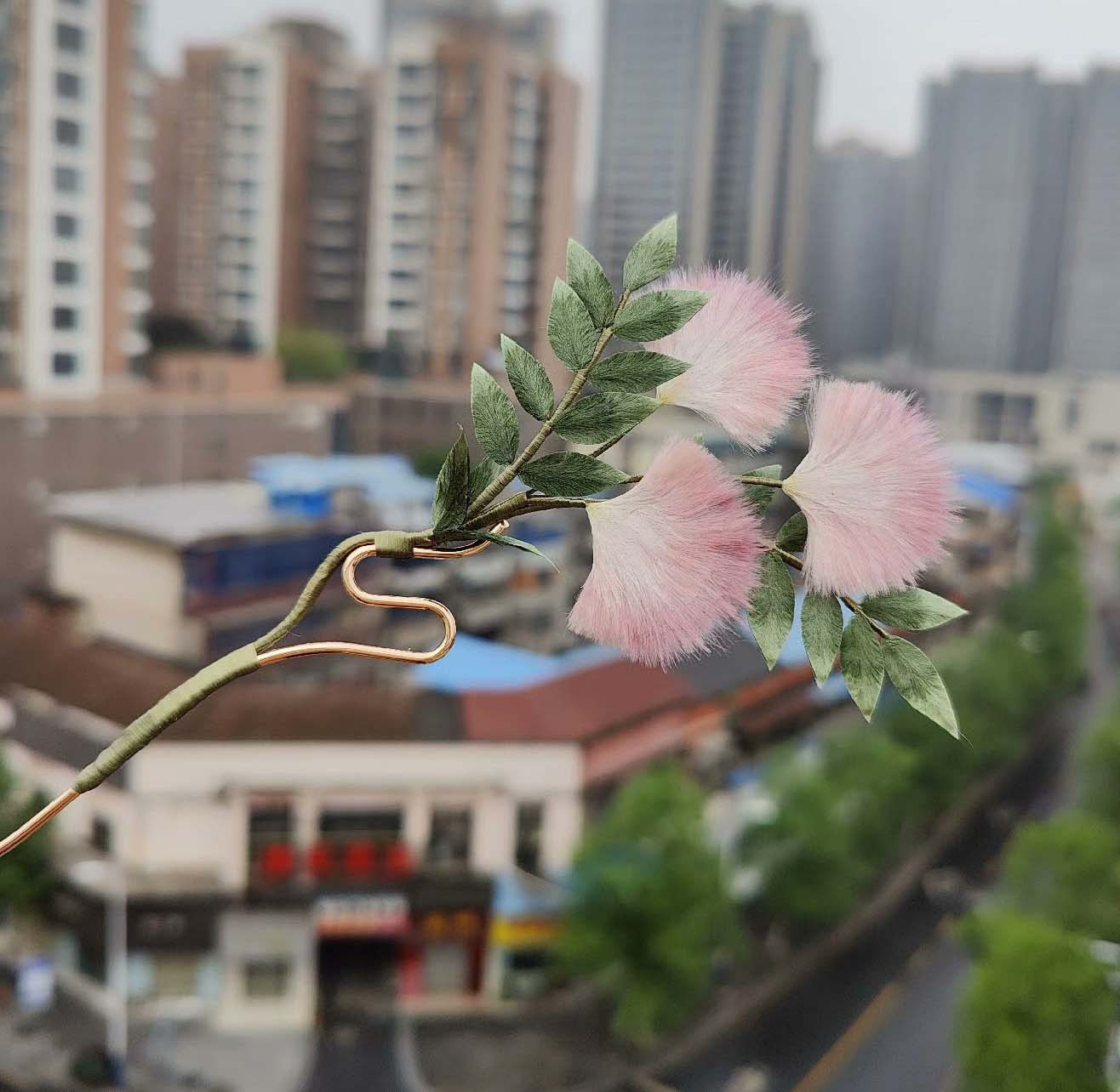 Corsage sur mesure en Albizia - Corsage en soie (Ronghua)