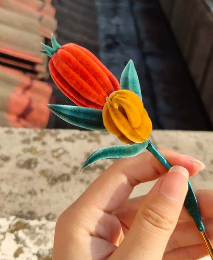 Fermaglio per capelli su misura Fruttuoso-Fermaglio per capelli in seta (Ronghua)