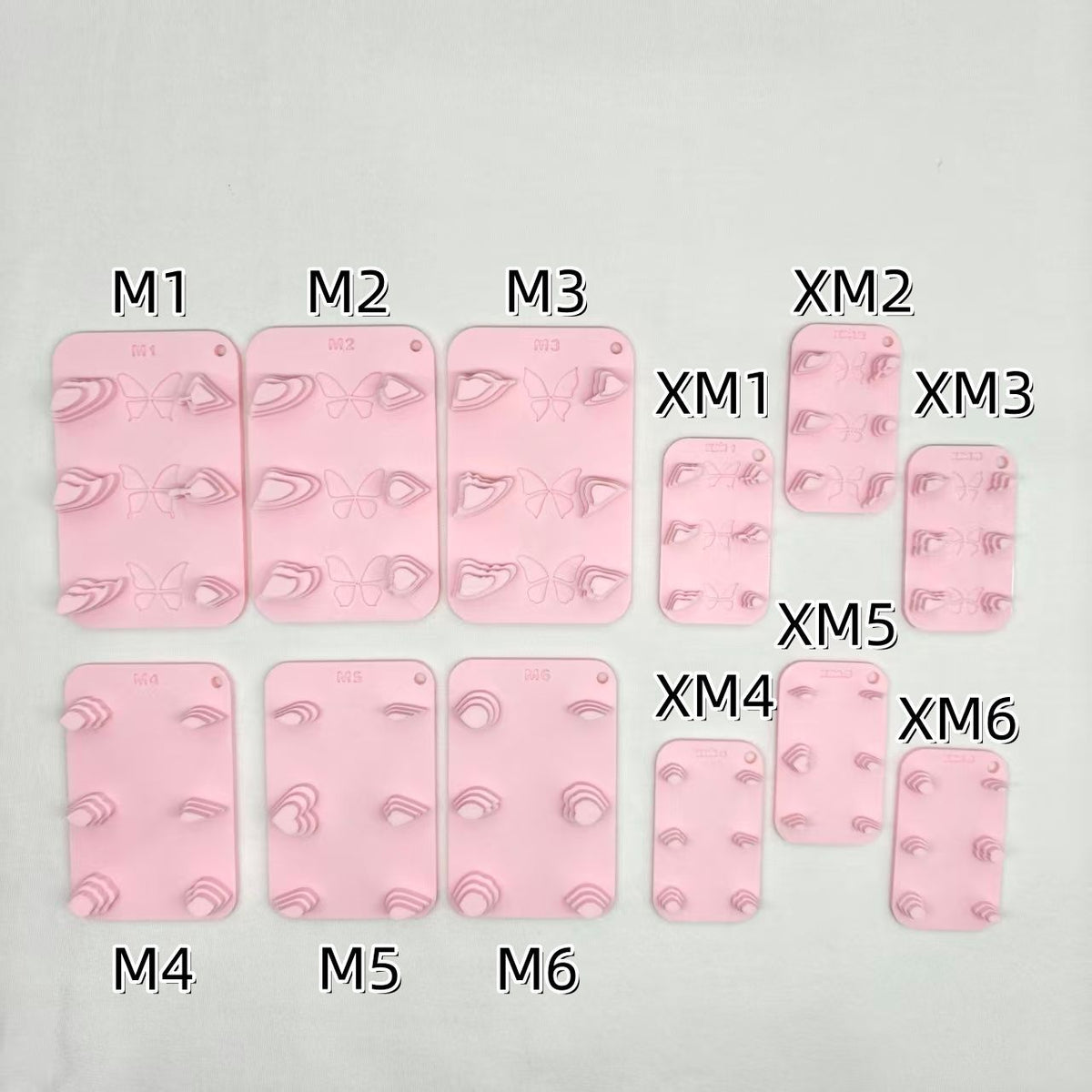 Butterfly & Petal Wire Form Templates - Multi Size Molds for Ronghua