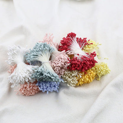 Flat-Head Malt Matte Stamens Flower Heart 3mm(扁头麦芽亚光)