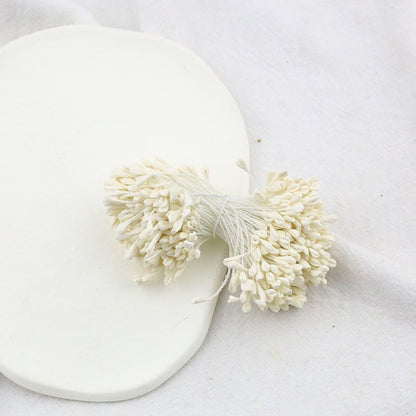 Flat-Head Malt Matte Stamens Flower Heart 3mm(扁头麦芽亚光)