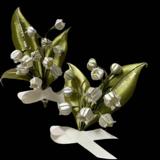Corsage Su Misura Orchidea Bell - Corsage di Seta (Chanhua)
