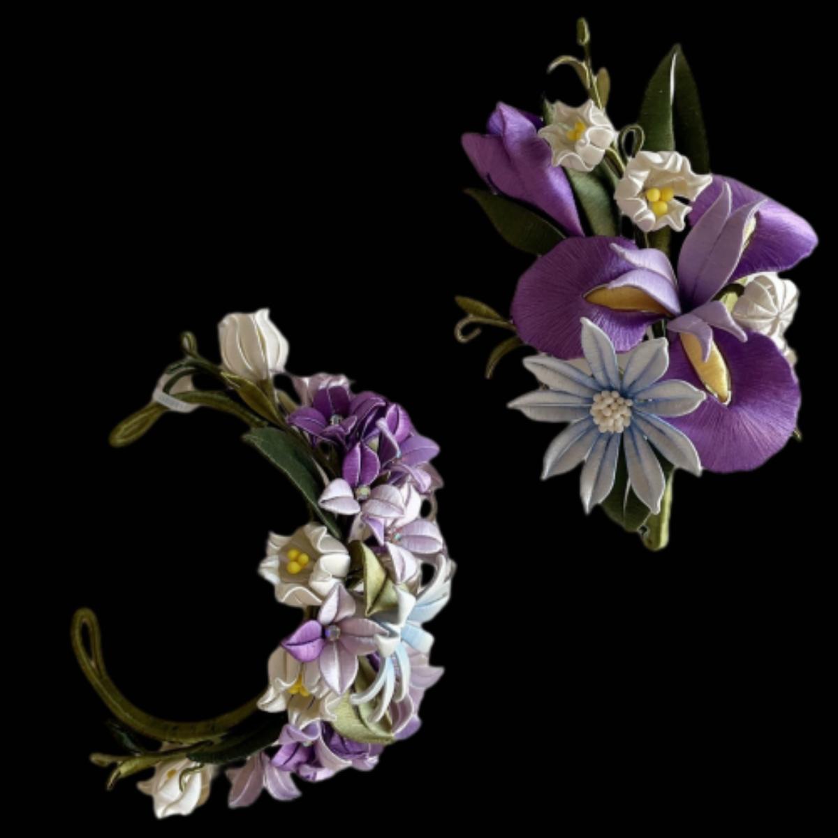 Fleur de poignet sur mesure en soie (Chanhua)