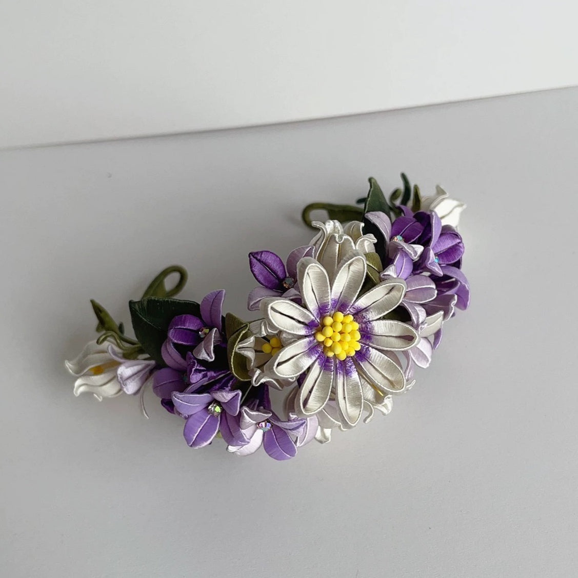 Fleur de poignet sur mesure en soie (Chanhua)