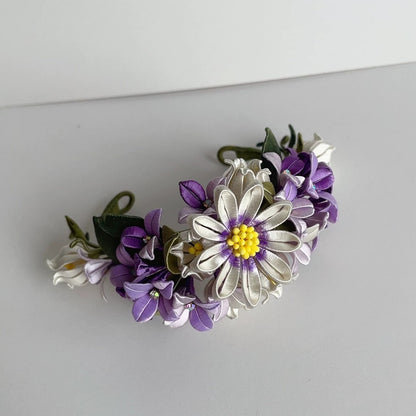 Fleur de poignet sur mesure en soie (Chanhua)