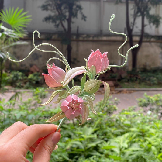 Fermaglio Campanula personalizzato - Fermaglio per capelli in seta (Chanhua)