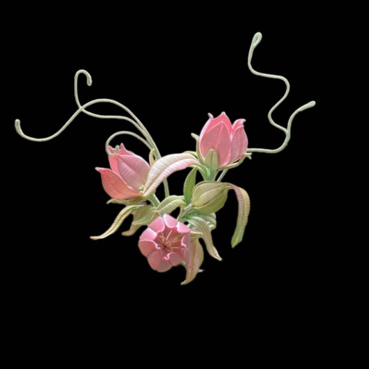 Fermaglio Campanula personalizzato - Fermaglio per capelli in seta (Chanhua)