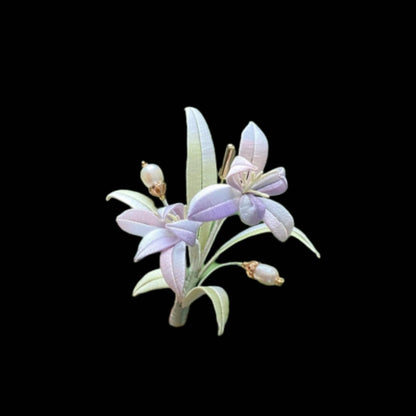 Spilla Bespoke Orchidea - Spilla di Seta(Chanhua)