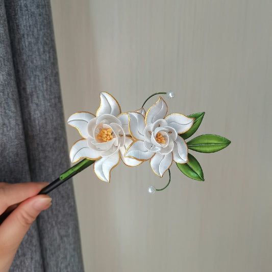 Forcina personalizzata Gardenia - Forcina di seta (Chanhua)