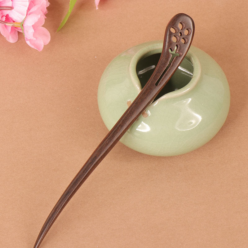 PF078 - 18cm Big-Leaf Rosewood Hair Sticks - Wholesale