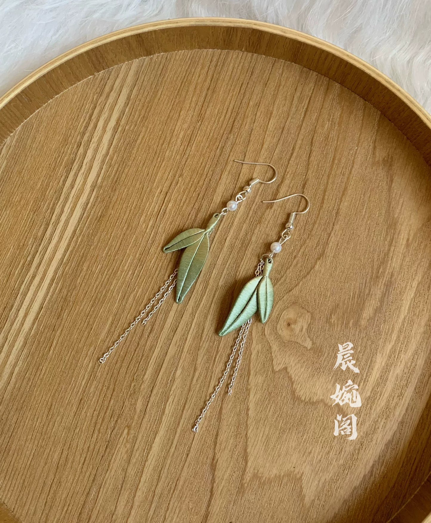 PF023 - Bamboo Chanhua Earrings - Wholesale