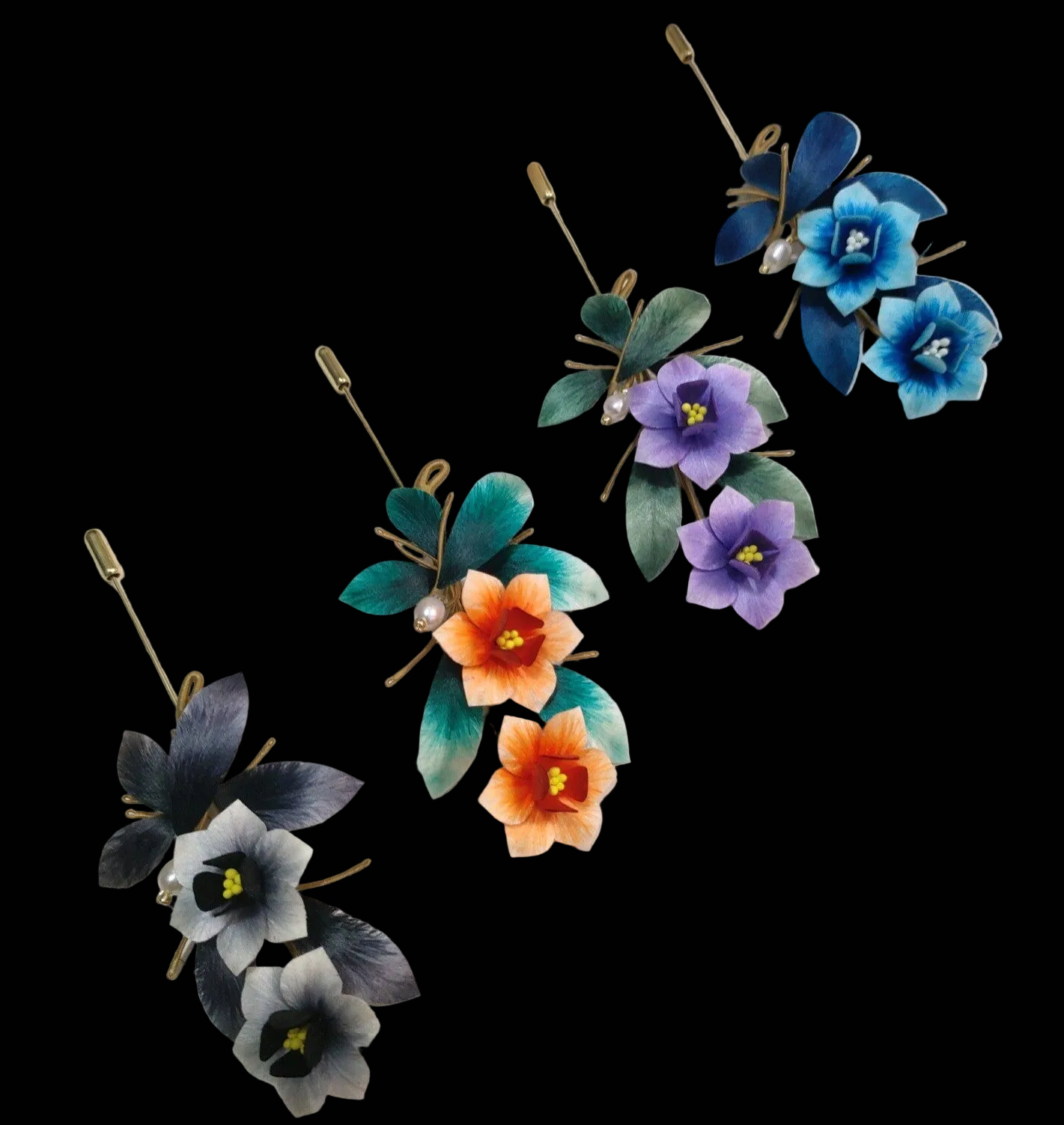 Handmade Ronghua Narcissus Brooch - Wedding & Daily