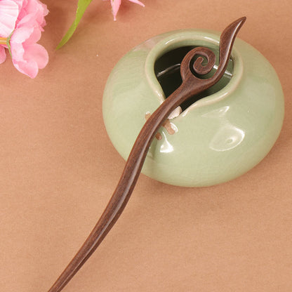 PF078 - 18cm Big-Leaf Rosewood Hair Sticks - Wholesale
