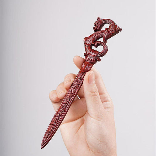 PF143 - Intricate Wooden Hair Sticks - Wholesale