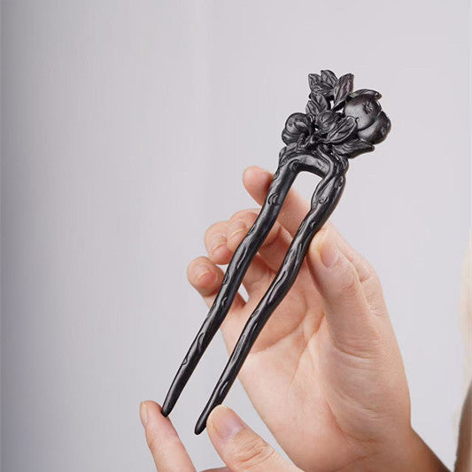 PF143 - Intricate Wooden Hair Sticks - Wholesale