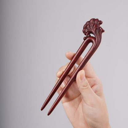 PF143 - Intricate Wooden Hair Sticks - Wholesale