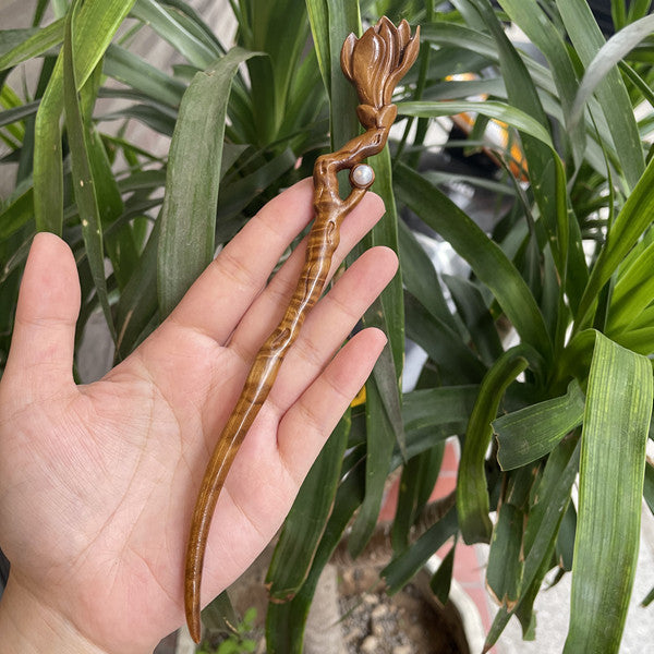 PF146 - Golden Phoebe Hair Sticks - Wholesale