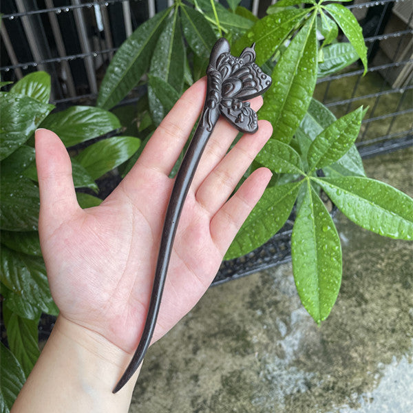 PF142 - 20cm African Blackwood Hair Sticks - Wholesale