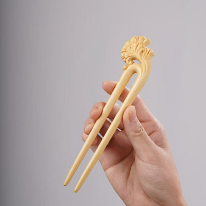 PF143 - Intricate Wooden Hair Sticks - Wholesale
