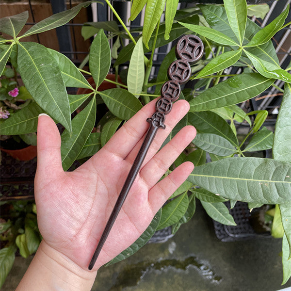 PF142 - 20cm African Blackwood Hair Sticks - Wholesale
