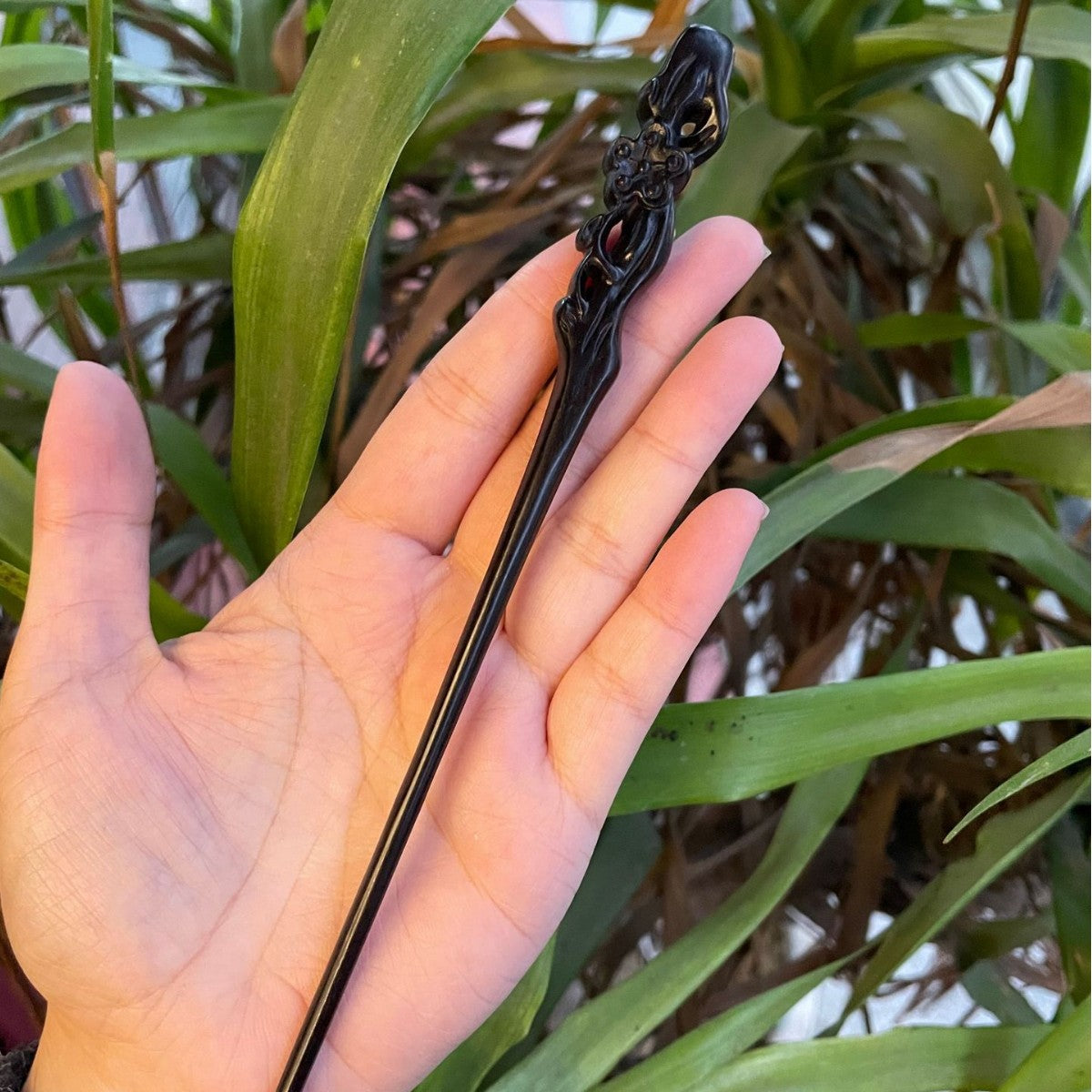 PF141 - 18cm African Blackwood Hair Sticks - Wholesale