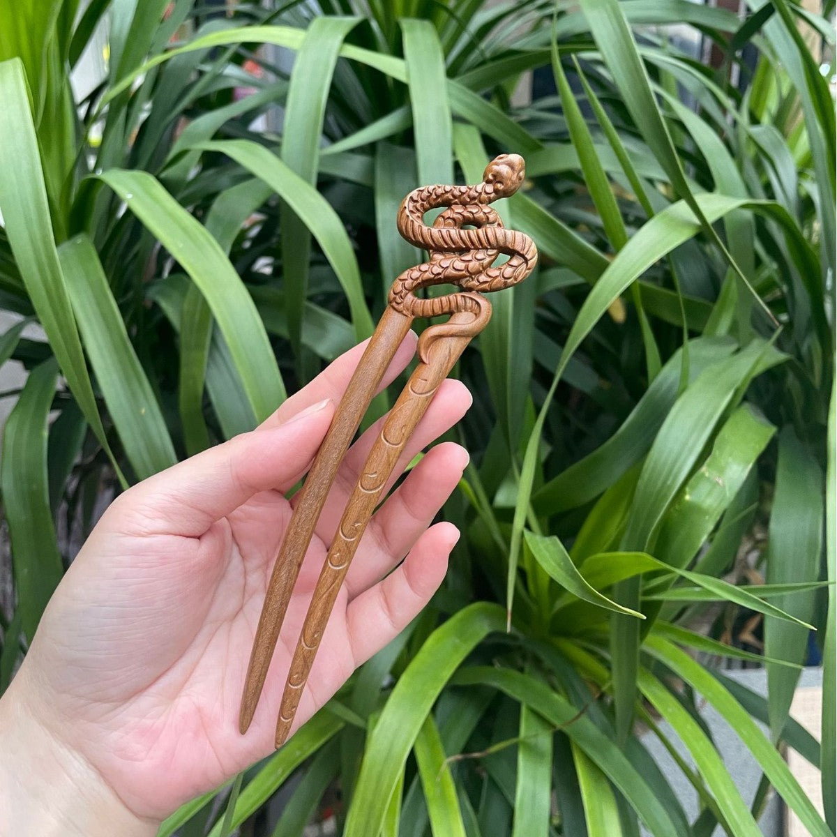 PF143 - Intricate Wooden Hair Sticks - Wholesale