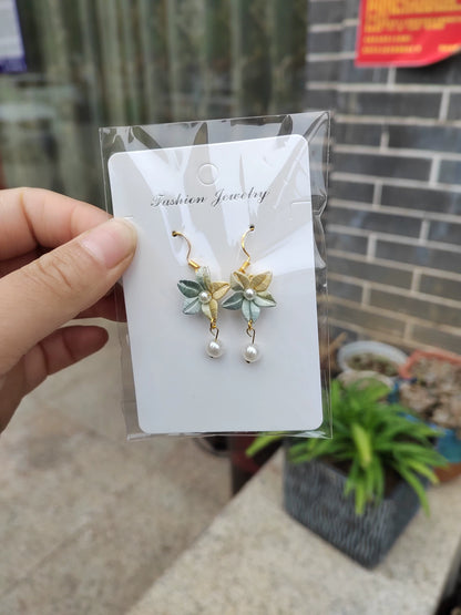 PF232 - Bow and Flower Series Chanhua Earrings - Wholesale