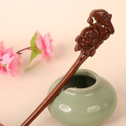 PF100 - 18cm Lacewood Hair Sticks - Wholesale