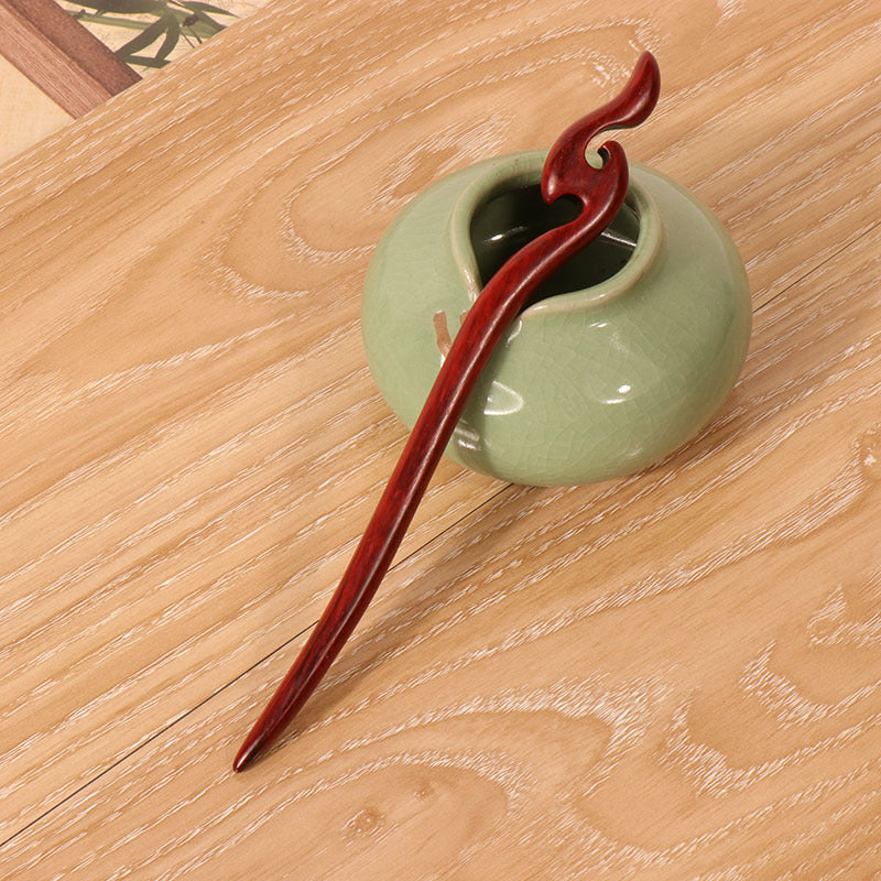 PF109 - 18cm Rosewood Hair Sticks - Wholesale